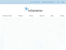 Tablet Screenshot of ingeneron.com